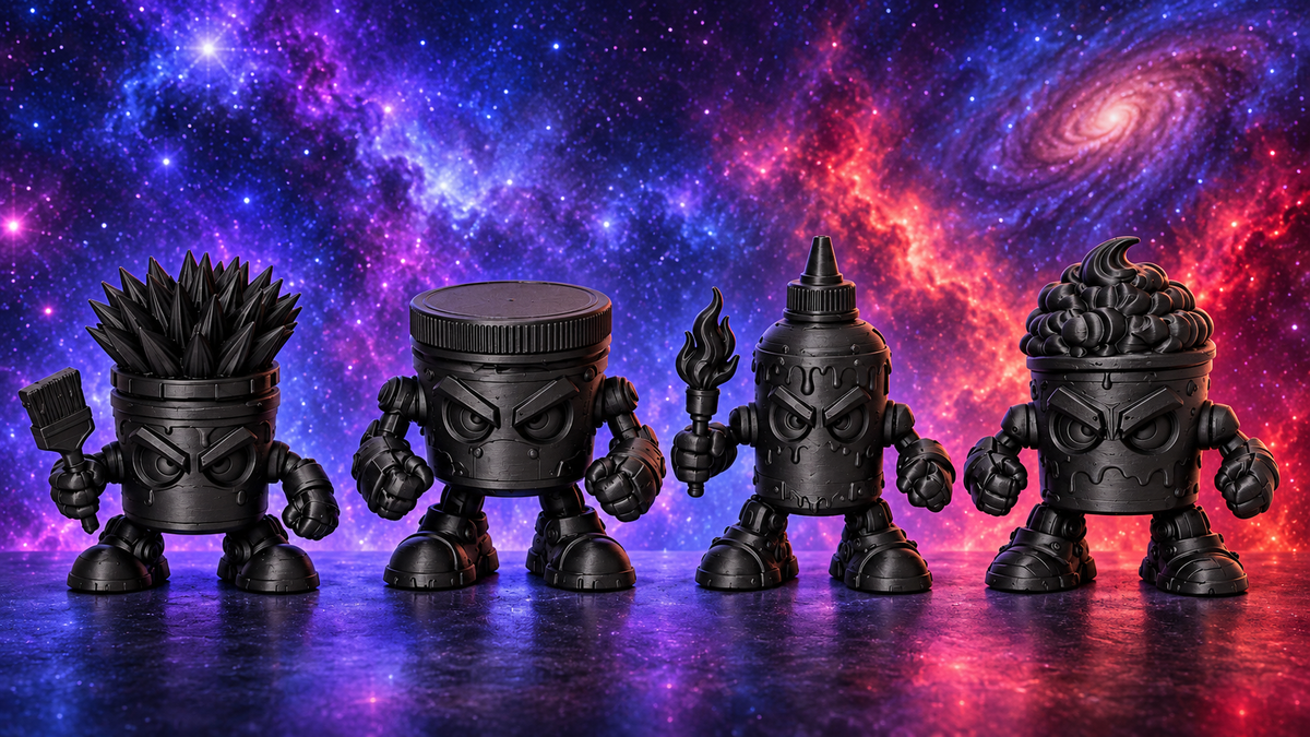 Nano Bots™ 4-Figure Collectible Set (prototype) limited